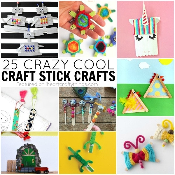 Ten Fun Craft Ideas using Popsicle Craft Sticks