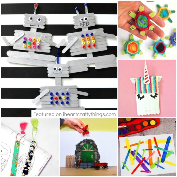 25 Crazy Cool Craft Stick Crafts For Kids - I Heart Crafty Things