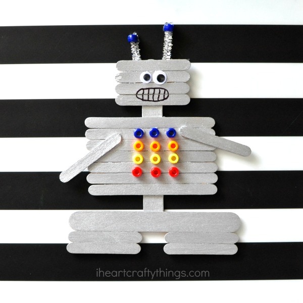 craft stick robot craft 6