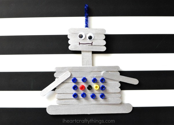 craft stick robot craft 7