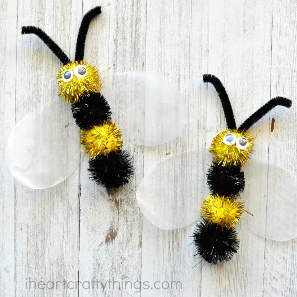 fuzzy bee craft 2