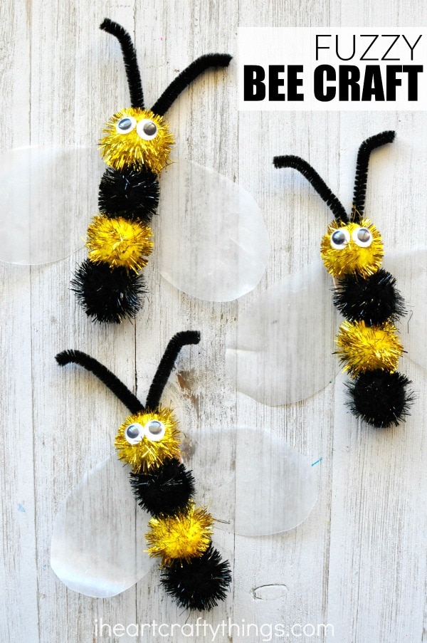 fuzzy bee craft