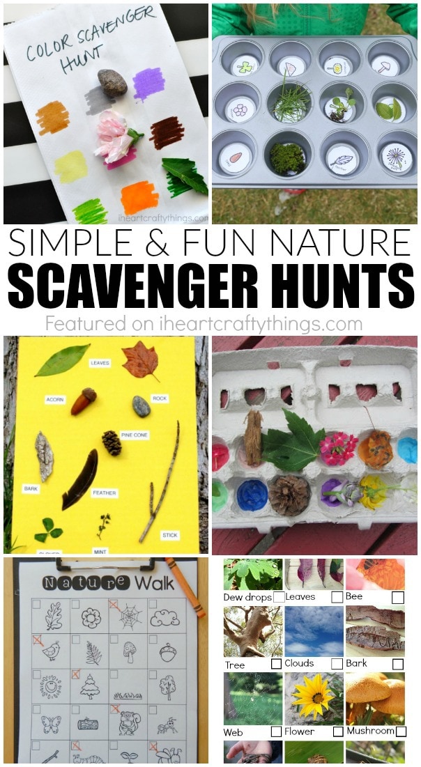 kids nature scavenger hunt 2