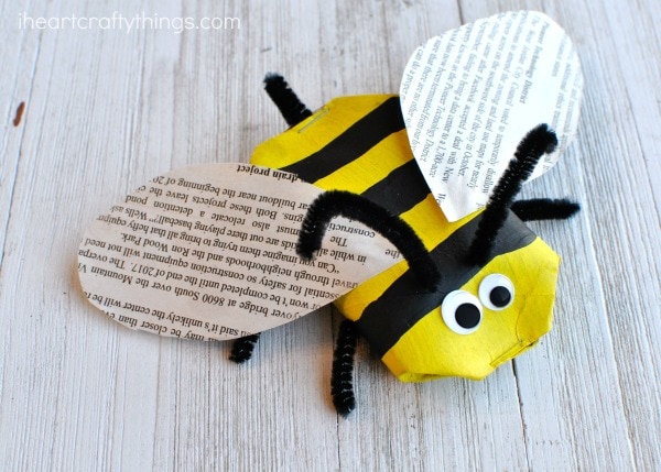 Recycled Crafts: Pipe Cleaner Bees