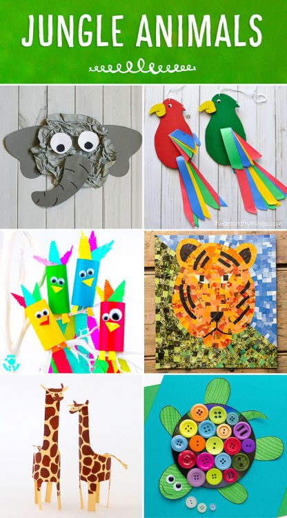 Colorful And Fun Twirling Parrot Craft - I Heart Crafty Things