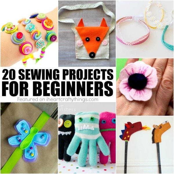 20 Sewing Projects For Beginners - I Heart Crafty Things