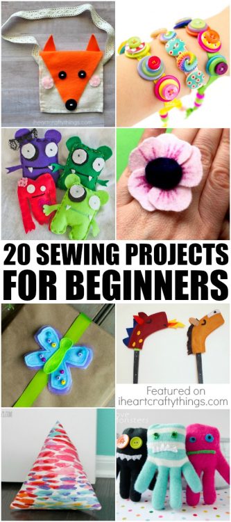 20 Sewing Projects For Beginners I Heart Crafty Things