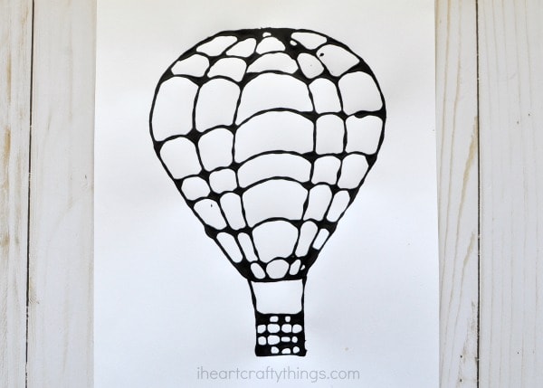 black glue hot air balloon 4