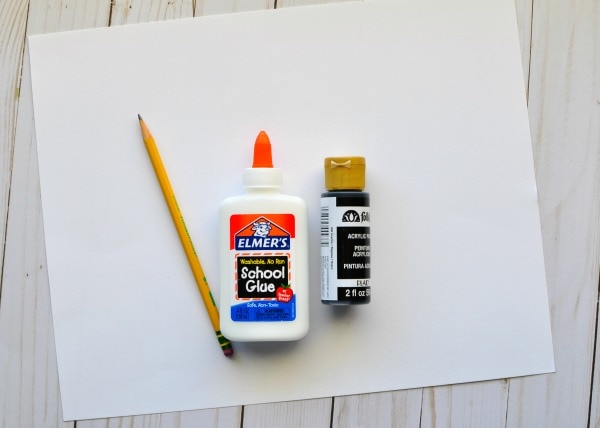 Looking for a way to level up your watercolor project? Black glue