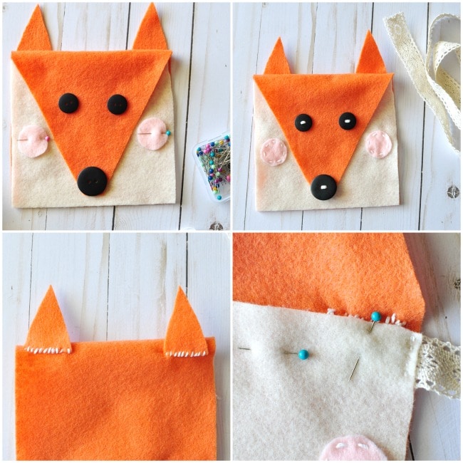 diy felt fox purse 5