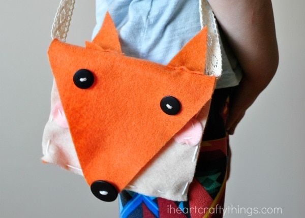 diy felt fox purse 8