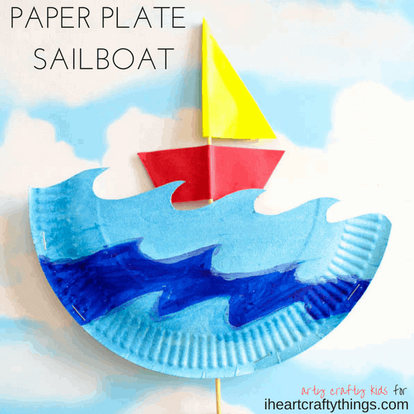 PAPER PLATE SAILBOAT 1