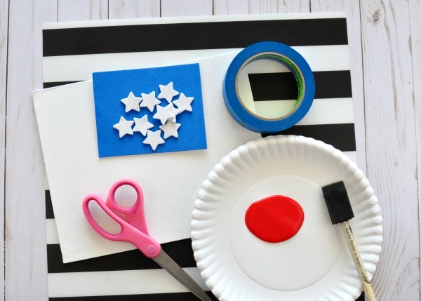 baby einstein tape resist flag art 1