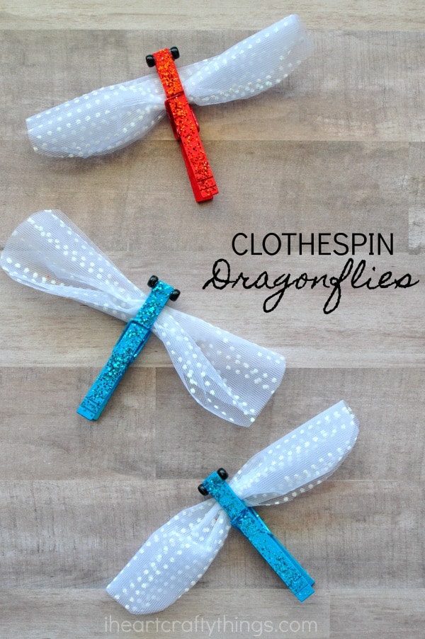 Clothespin Dragonflies for Colorful Room Decor - Mod Podge Rocks