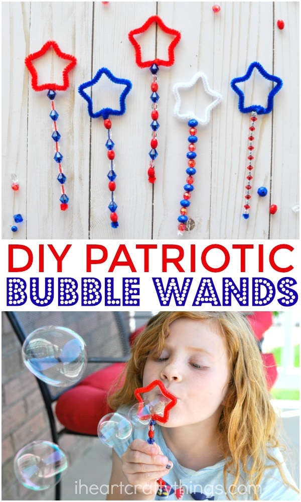 patriotic diy bubble wands pin