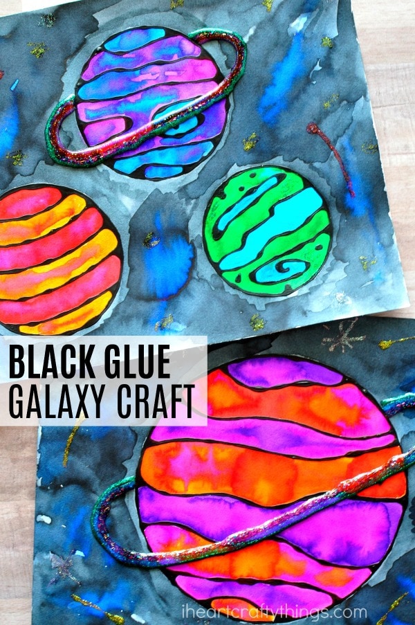 black glue galaxy craft pin 2