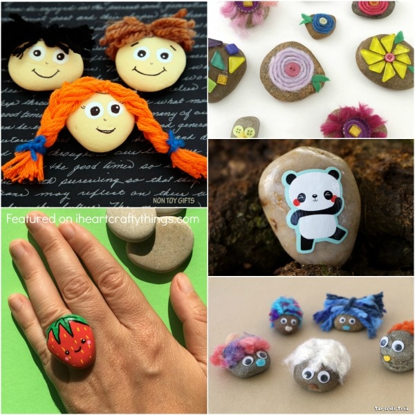 Creative Rock Painting for Kids - Projects with Kids