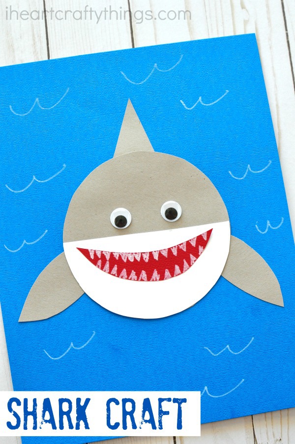 paper shark craft 5