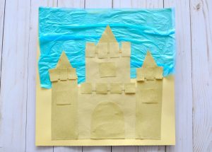 Sand Paper Sand Castle Craft - I Heart Crafty Things