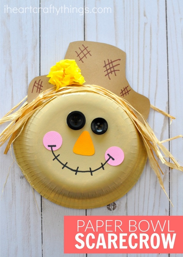 Scarecrow Paper Bag Craft  Scarecrow Craft for Fall or Halloween