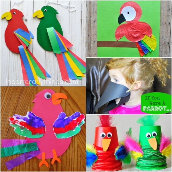 5 awesome pirate crafts for kids, great for a pirate theme unit, talk like a pirate day crafts and activities, fun summer kids craft and summer camp crafts.