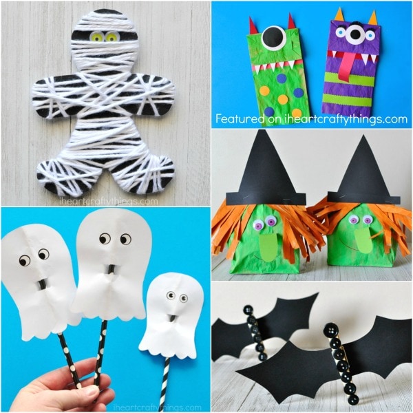 Simple Halloween Crafts Kids Will Love! - I Heart Crafty Things