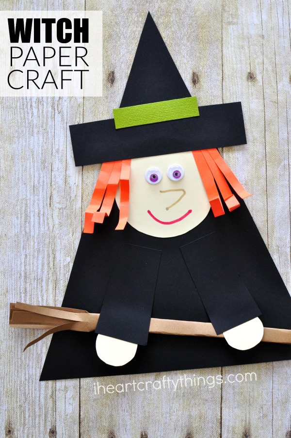 diy witch hat construction paper