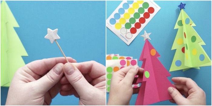 3d christmas tree craft 6