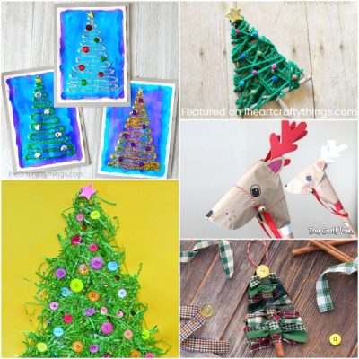 50+ Christmas Arts And Crafts Ideas - I Heart Crafty Things