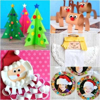 50+ Christmas Arts And Crafts Ideas - I Heart Crafty Things