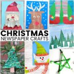 Recycle old newspapers to make one of these awesome Christmas newspaper craft ideas. Fun Christmas crafts for kids and Christmas arts and crafts ideas.