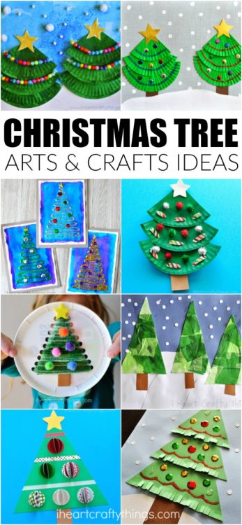 Creative Christmas Tree Arts And Crafts Ideas For Kids - I Heart Crafty ...