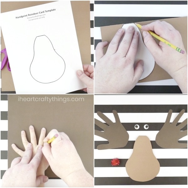 handprint reindeer card 3