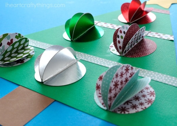 paper christmas tree craft 3