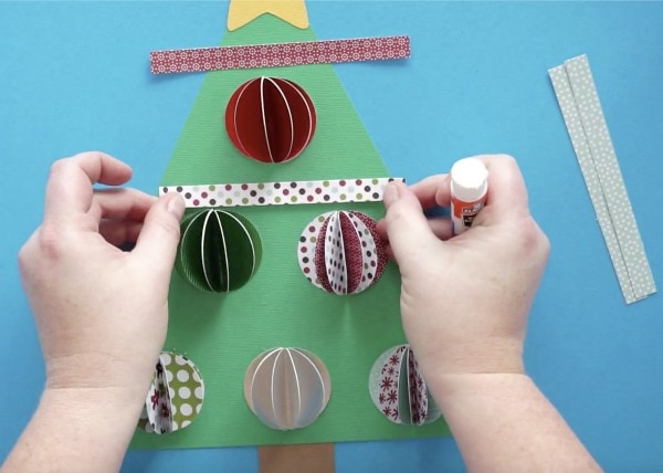 paper christmas tree craft 8