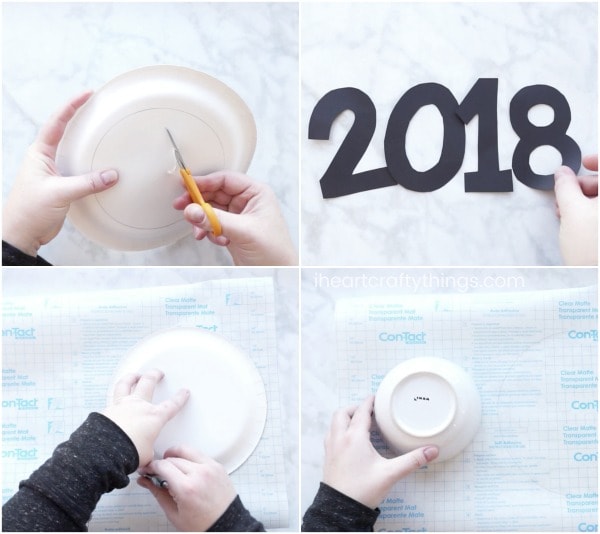 New years outlet eve paper plates