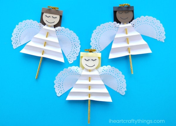 paper straw angel craft 3