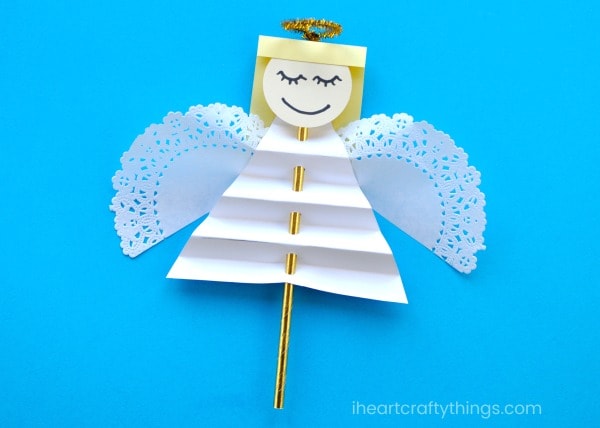 paper straw angel craft 4