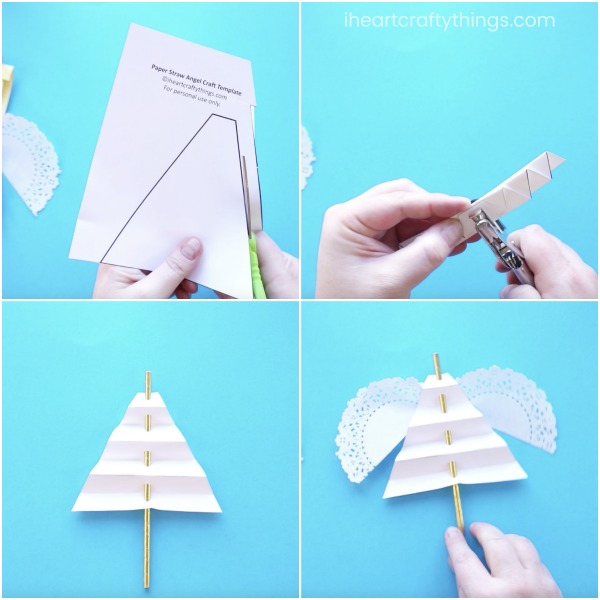 Beautiful Christmas Angel Craft For Kids - I Heart Crafty Things