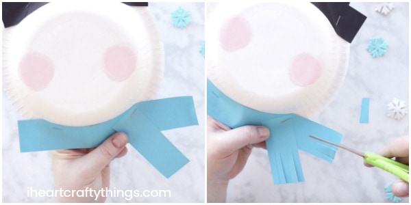 Paper Bowl Snowman Craft