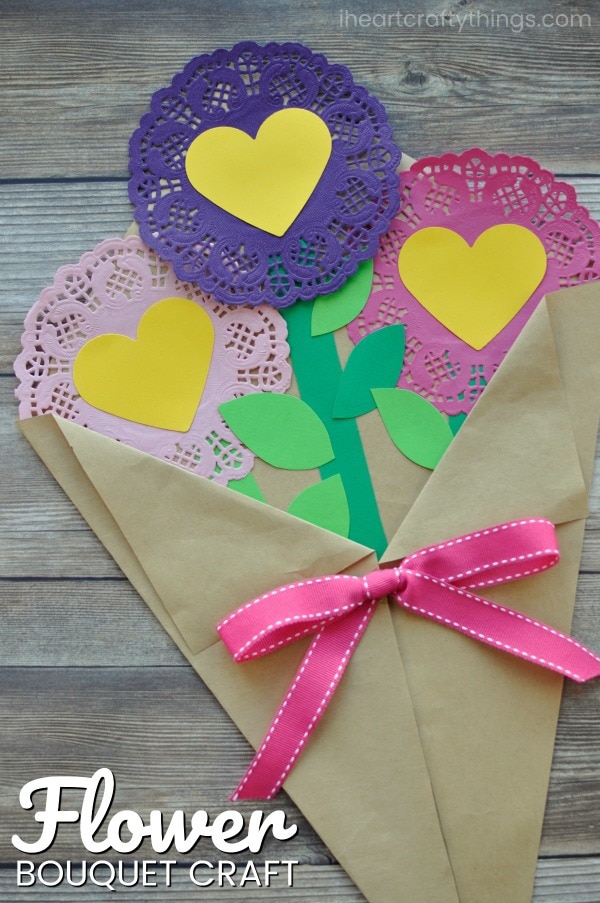 Valentine S Day Paper Flowers Craft