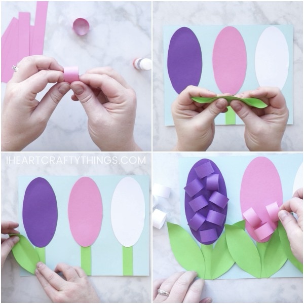 paper hyacinth flower craft 2