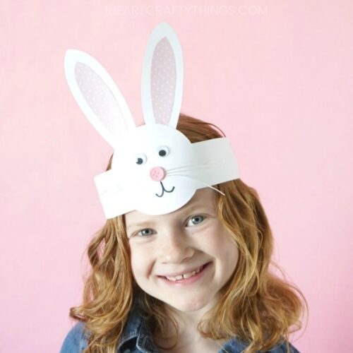 DIY Bunny Headband Craft For Kids - I Heart Crafty Things