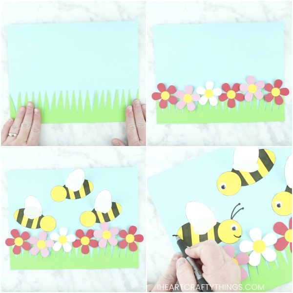 paper bee craft 5