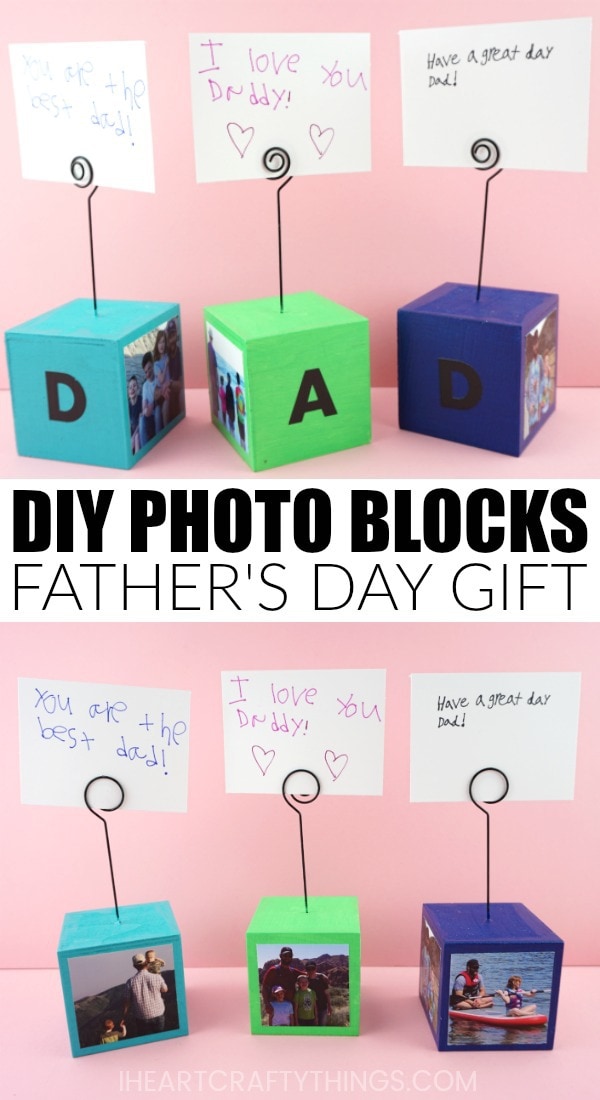 diy photo blocks fathers day gift 4