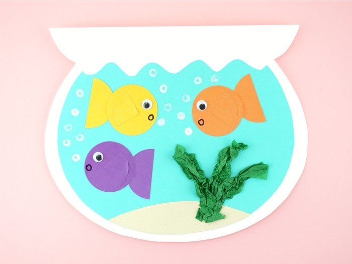 Cute Fish Bowl Craft For Kids - I Heart Crafty Things