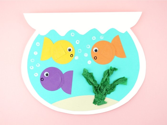 3D Goldfish Bowl, Kids' Crafts, Fun Craft Ideas