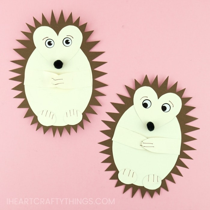 hedgehog paper craft 1