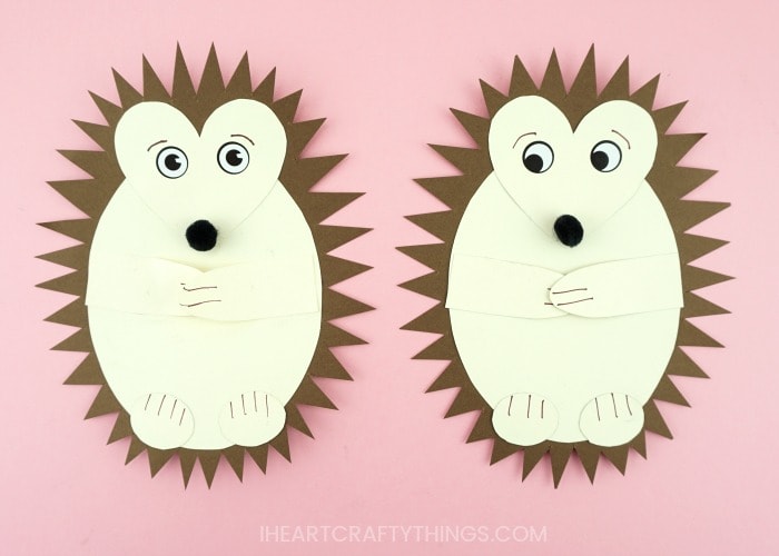 hedgehog paper craft 2