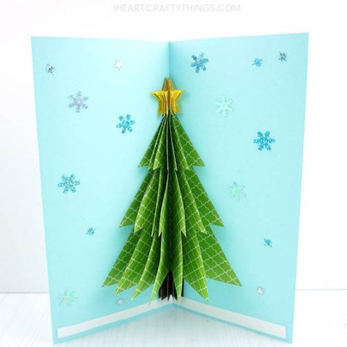 How To Make A 3D Christmas Card - I Heart Crafty Things